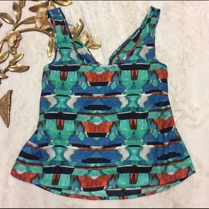 Jack by BB Dakota Sleeveless Top Back Bow Size M